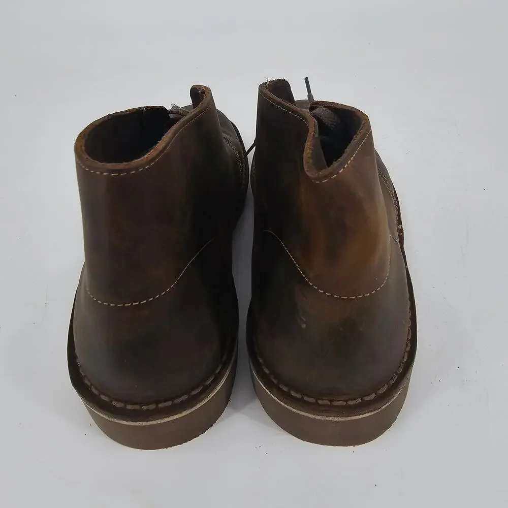 Clarks Collection Mens Bushacre 2 Chukka Boot Brown Distressed Beeswax Mens 11 M